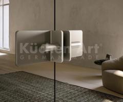 Dressing épuré avec armoire à Miroir Personnalisable | Optimisation d'Espace et Design Moderne - 6