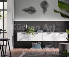 SYSTEMAT AV 2045 | Cuisine noble & contrastée en marbre foncé - 3