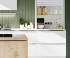 Cuisine moderne en chêne d'été clair & blanc | Élégance scandinave - 3