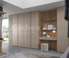 Dressing | armoire avec niche et cuir éco - 4