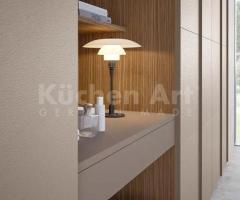 Dressing | armoire avec niche et cuir éco - 5
