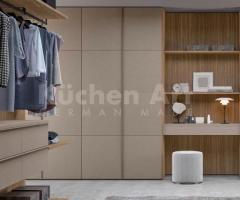 Dressing | armoire avec niche et cuir éco - 7