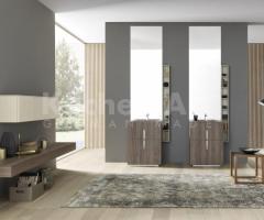 Salle de bains bois avec vasque intégrée – Design italien chaleureux - 5