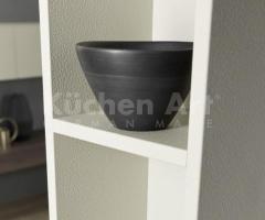 Salle de bains compacte en bois naturel – Design vertical et fonctionnel - 6