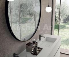 Salle de bains double vasque & vitrines lumineuses | Design contemporain et connecté - 7